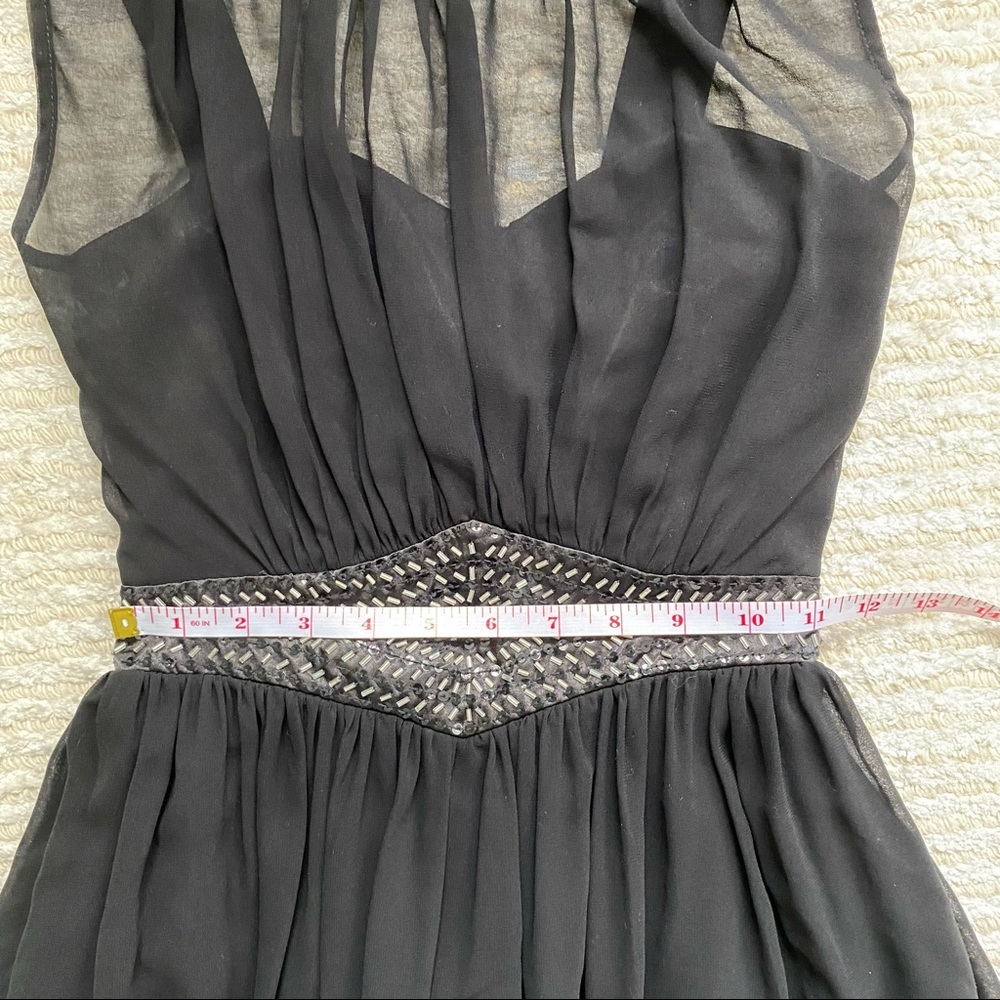 Little Mistress chiffon black dress - Picture 12 of 16
